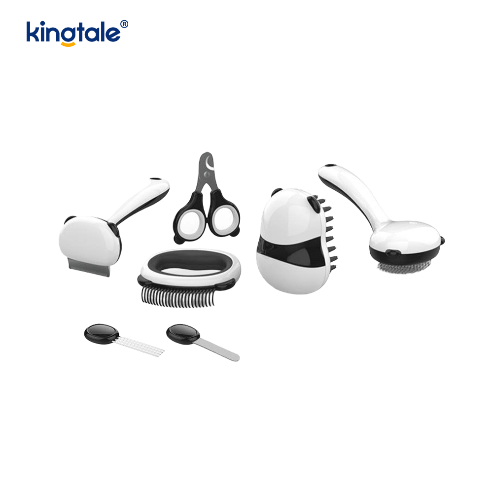 Sada produktů na čištění domácích mazlíčků Kartáč na koupání Model Panda