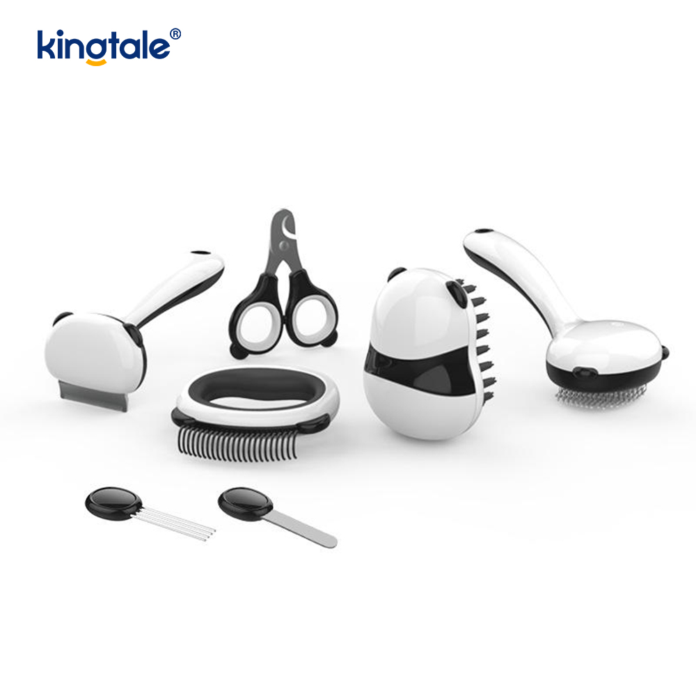Sada produktů na čištění domácích mazlíčků Kartáč na koupání Model Panda