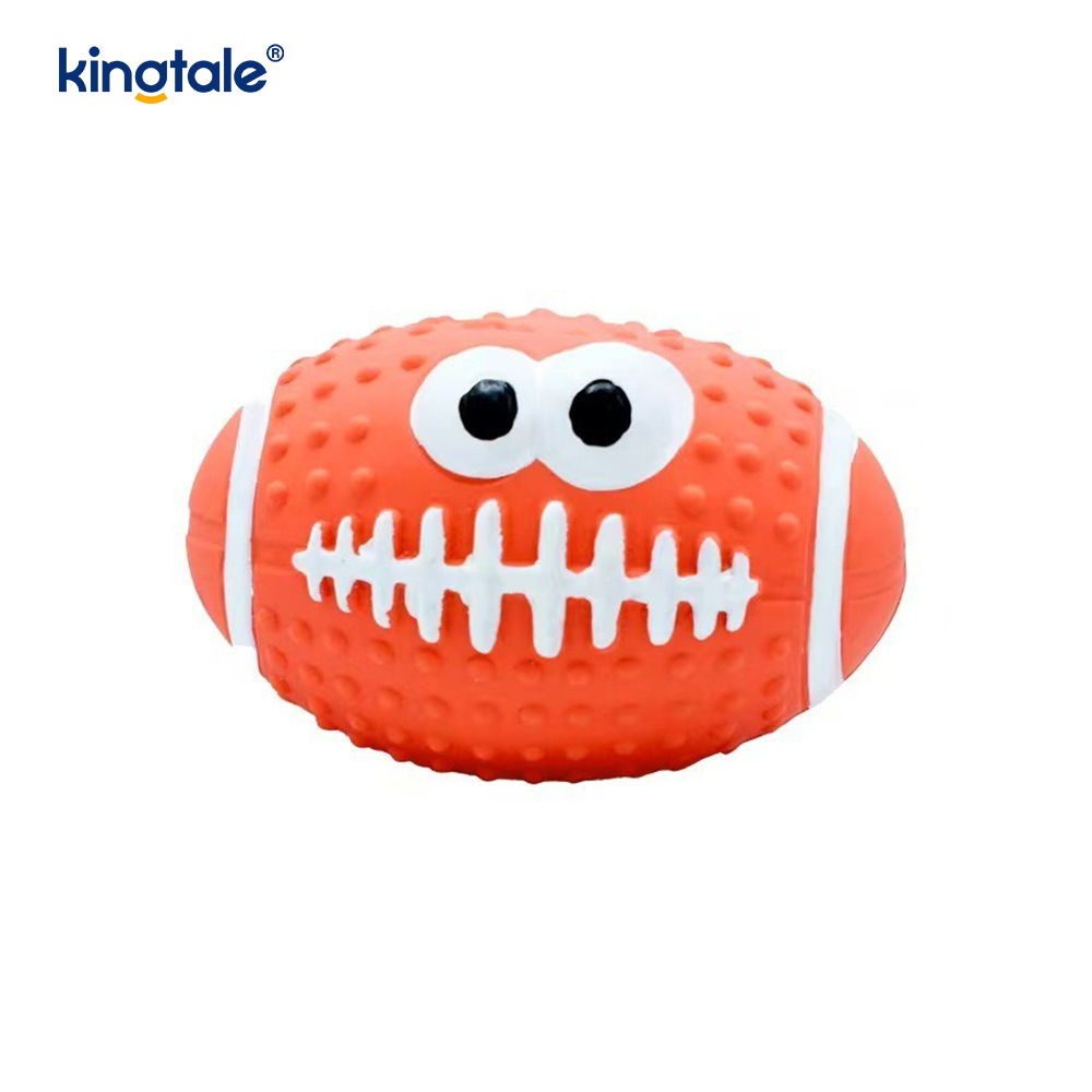 Latexová hračka pro domácí mazlíčky, která vytváří zvuk Smiley Face Ball uvnitř i venku