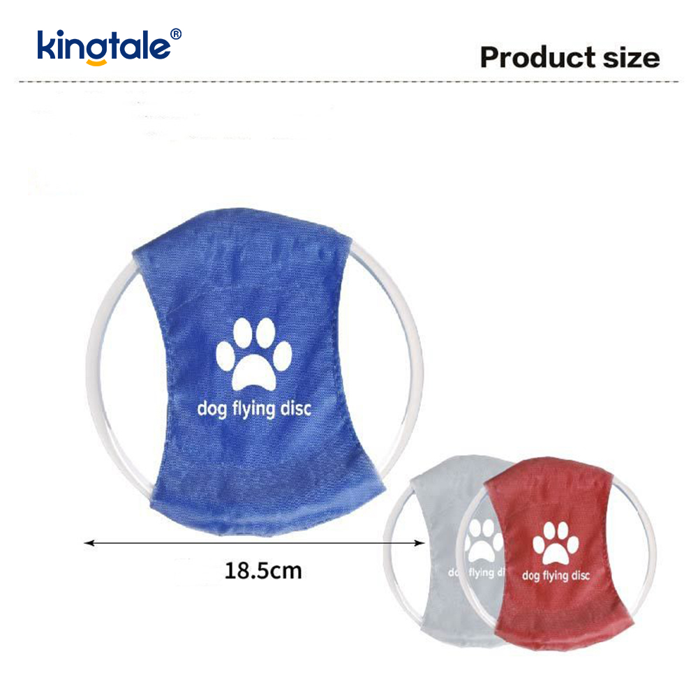 Pet Light-Up Frisbee s vysokou viditelností osvětlený trénink pro domácí mazlíčky házení hraním na cvičení