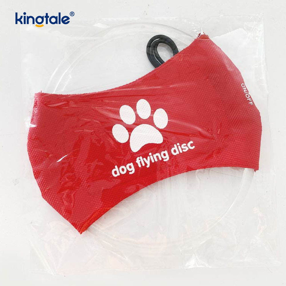 Pet Light-Up Frisbee s vysokou viditelností osvětlený trénink pro domácí mazlíčky házení hraním na cvičení