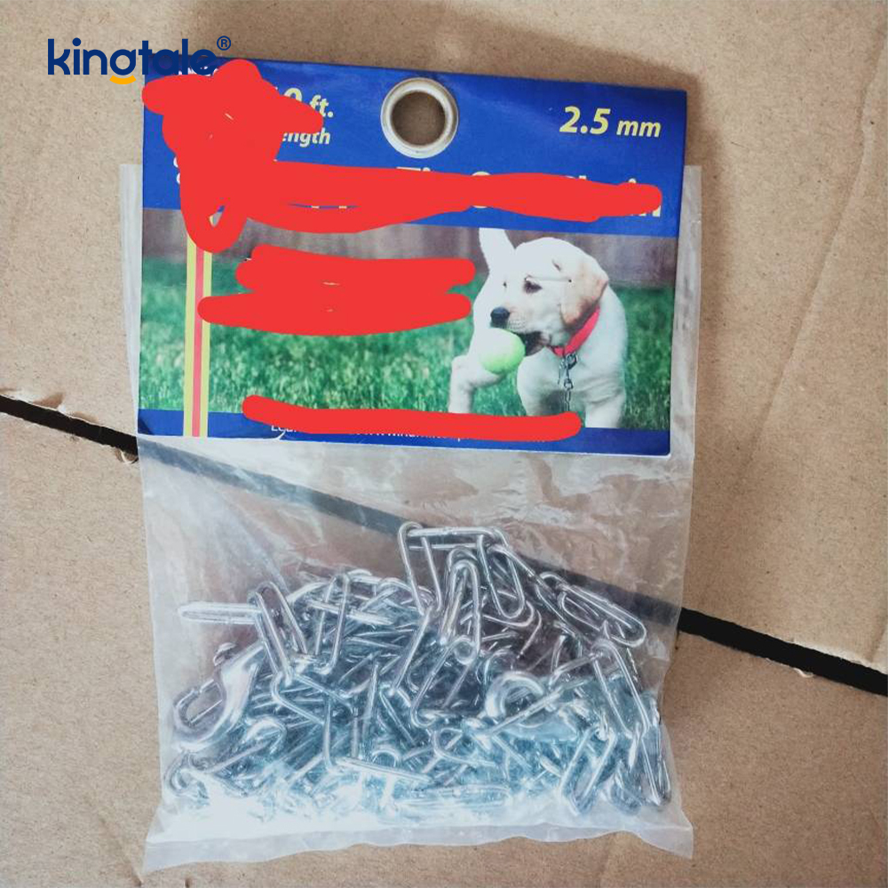 Pet Pinch Choke Collars Obojek pro výcvik psů z uhlíkové oceli Kovový hrot