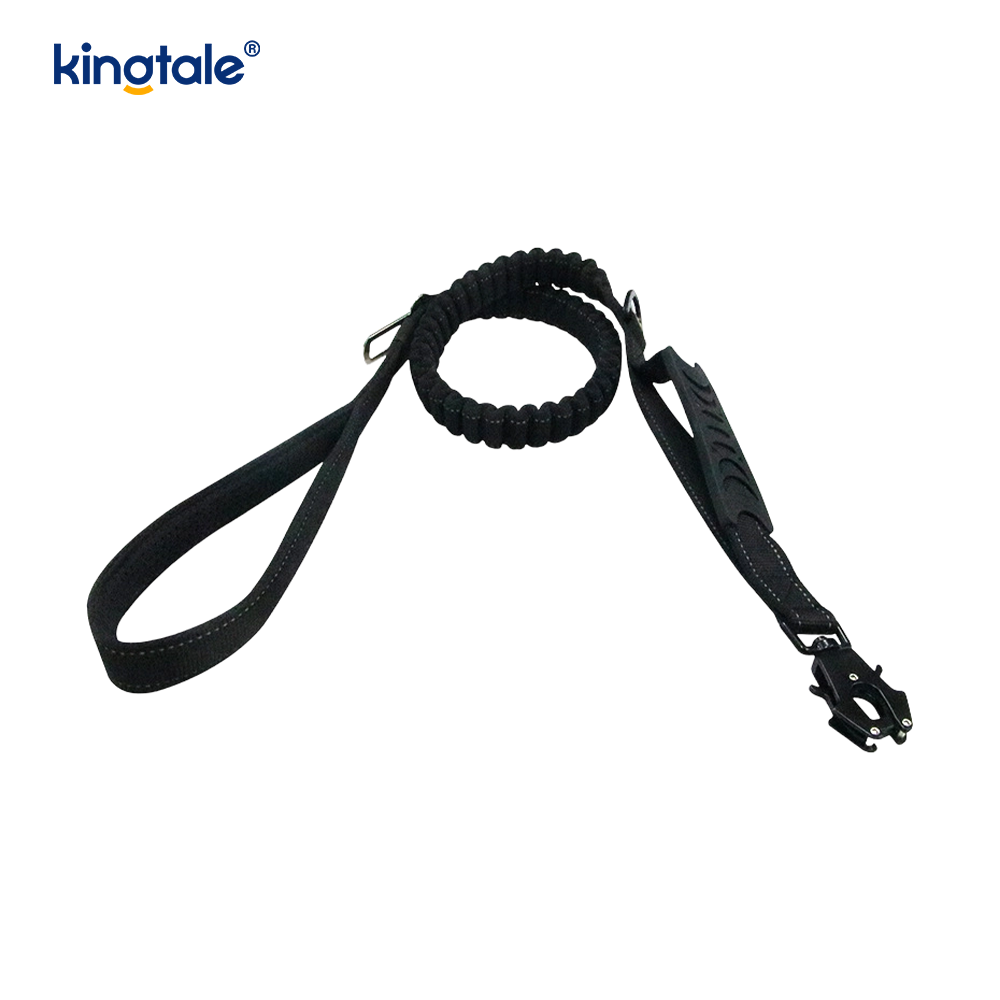 Reflexní No Pull Heavy Duty Tactical Psí obojek Leash Bungee Vodítko
