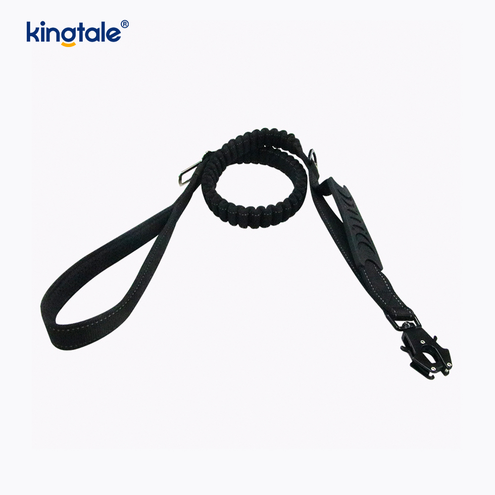 Reflexní No Pull Heavy Duty Tactical Psí obojek Leash Bungee Vodítko
