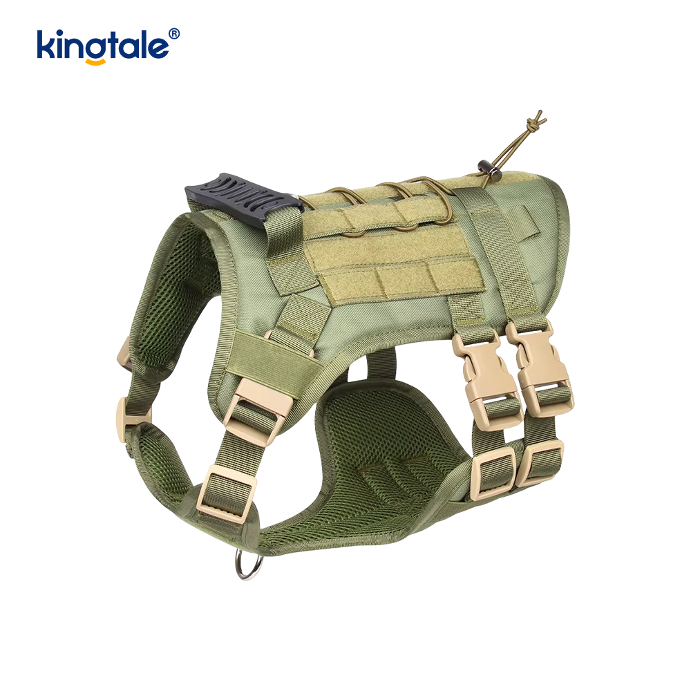 Přizpůsobený Heavy Duty Large Vest Mesh Mesh Prodyšný nastavitelný postroj pro psy