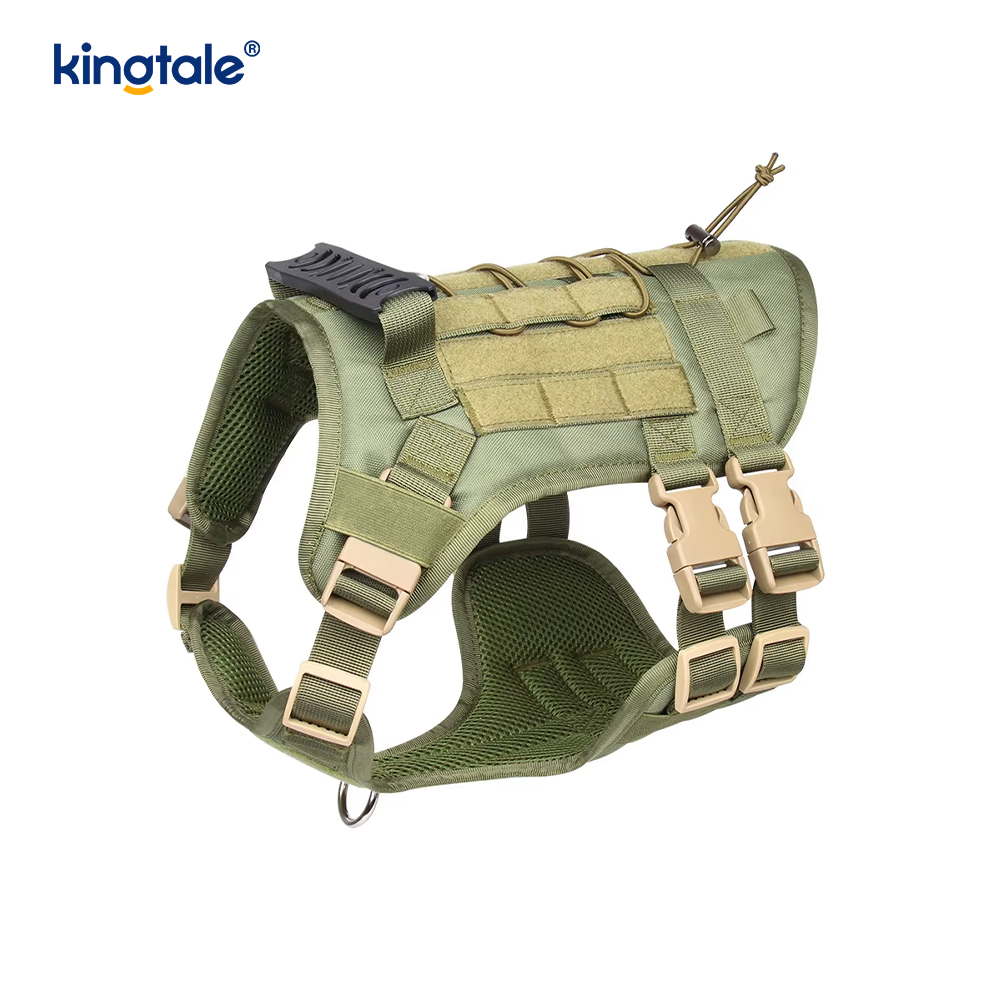 Přizpůsobený Heavy Duty Large Vest Mesh Mesh Prodyšný nastavitelný postroj pro psy