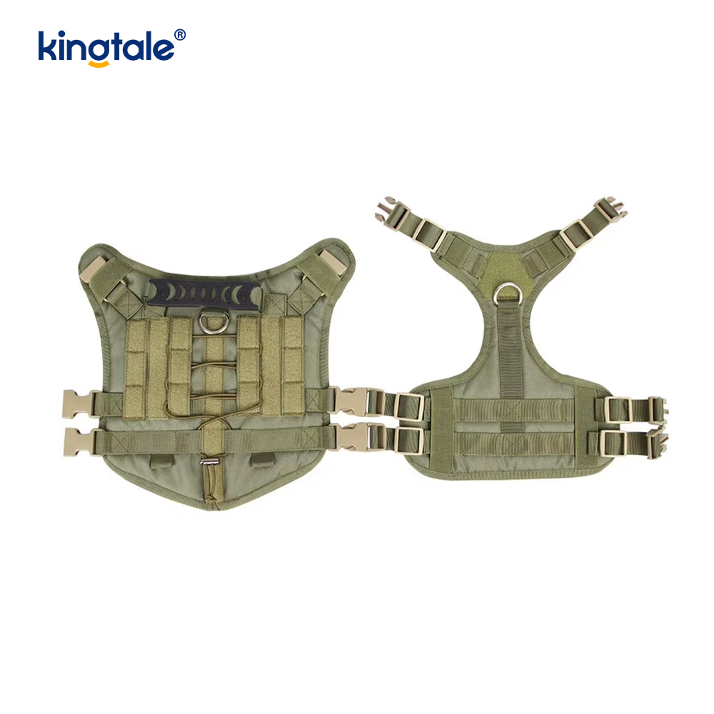 Přizpůsobený Heavy Duty Large Vest Mesh Mesh Prodyšný nastavitelný postroj pro psy