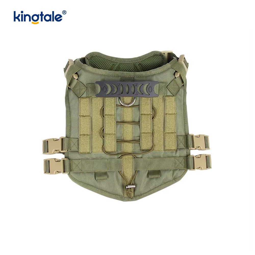 Přizpůsobený Heavy Duty Large Vest Mesh Mesh Prodyšný nastavitelný postroj pro psy