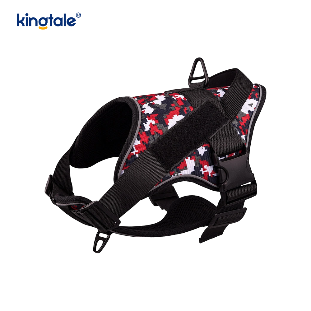 Heavy Duty Tactical No Pull Nastavitelný reflexní postroj pro psy