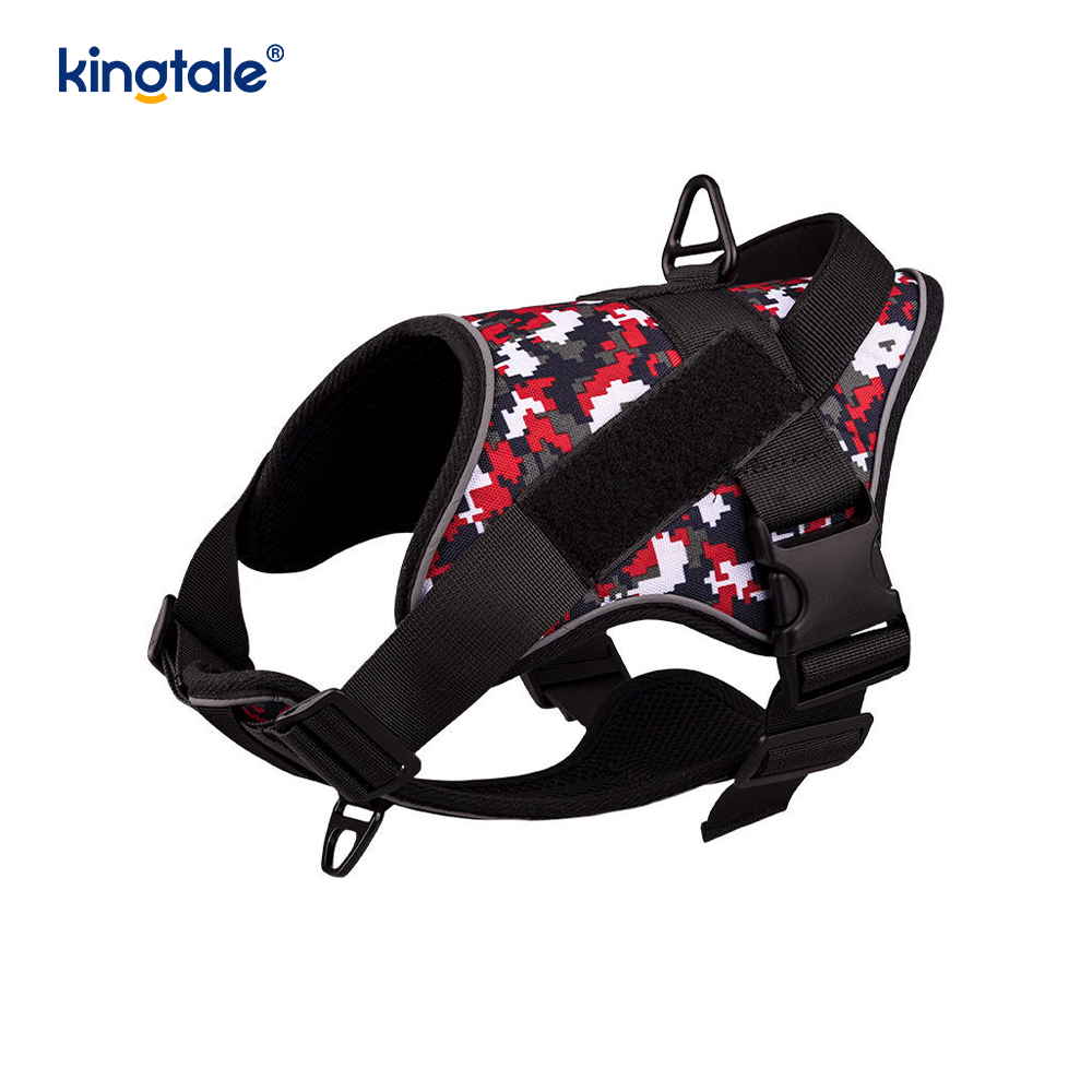 Heavy Duty Tactical No Pull Nastavitelný reflexní postroj pro psy