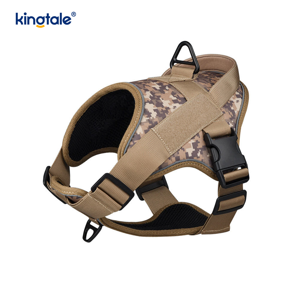 Heavy Duty Tactical No Pull Nastavitelný reflexní postroj pro psy