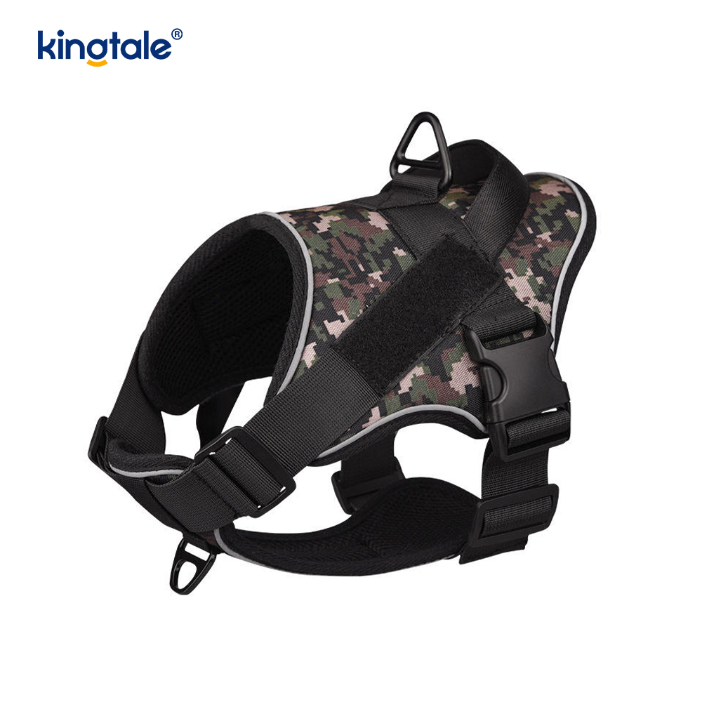 Heavy Duty Tactical No Pull Nastavitelný reflexní postroj pro psy