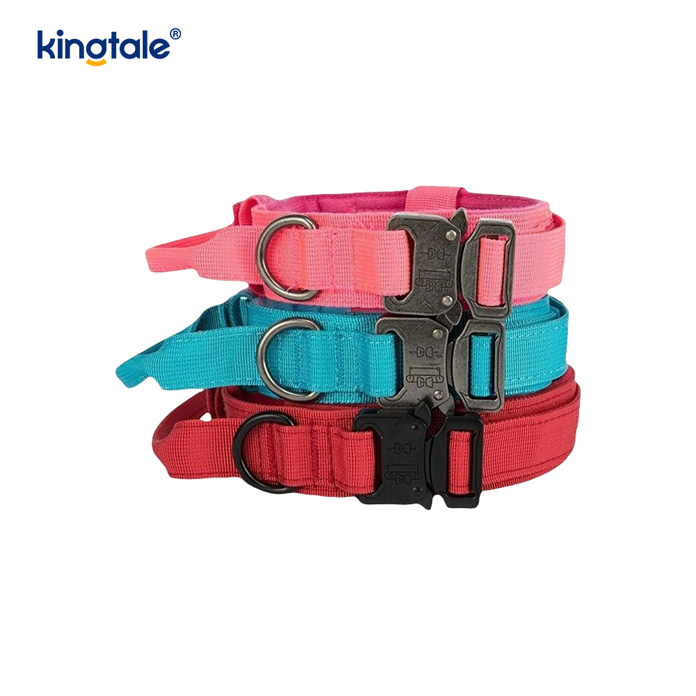 CutsomTraining Nylon Control Handle Kovový přezkový límec