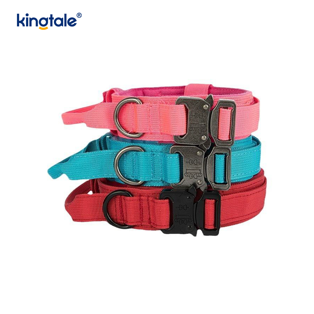 CutsomTraining Nylon Control Handle Kovový přezkový límec