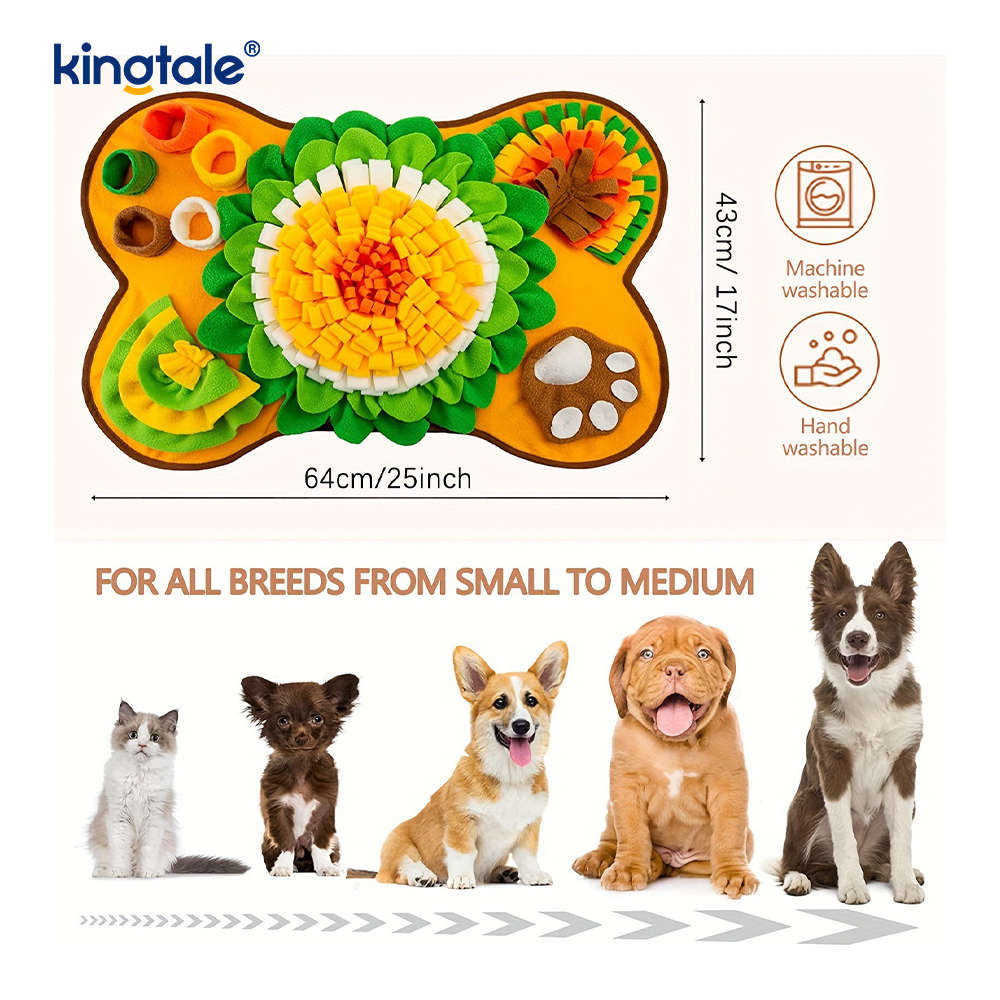 Interaktivní puzzle podložka na krmení pro psy