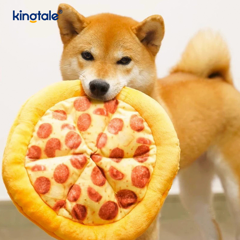 Zábavné pískací žvýkací hračky pro domácí mazlíčky — Pizza & Donut