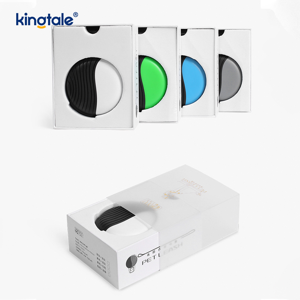 360° zatahovací dvojité vodítko pro psy s LED světlem